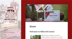 Desktop Screenshot of millcroftfarms.com